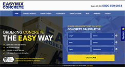 Desktop Screenshot of easymix-concrete.co.uk