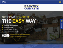 Tablet Screenshot of easymix-concrete.co.uk